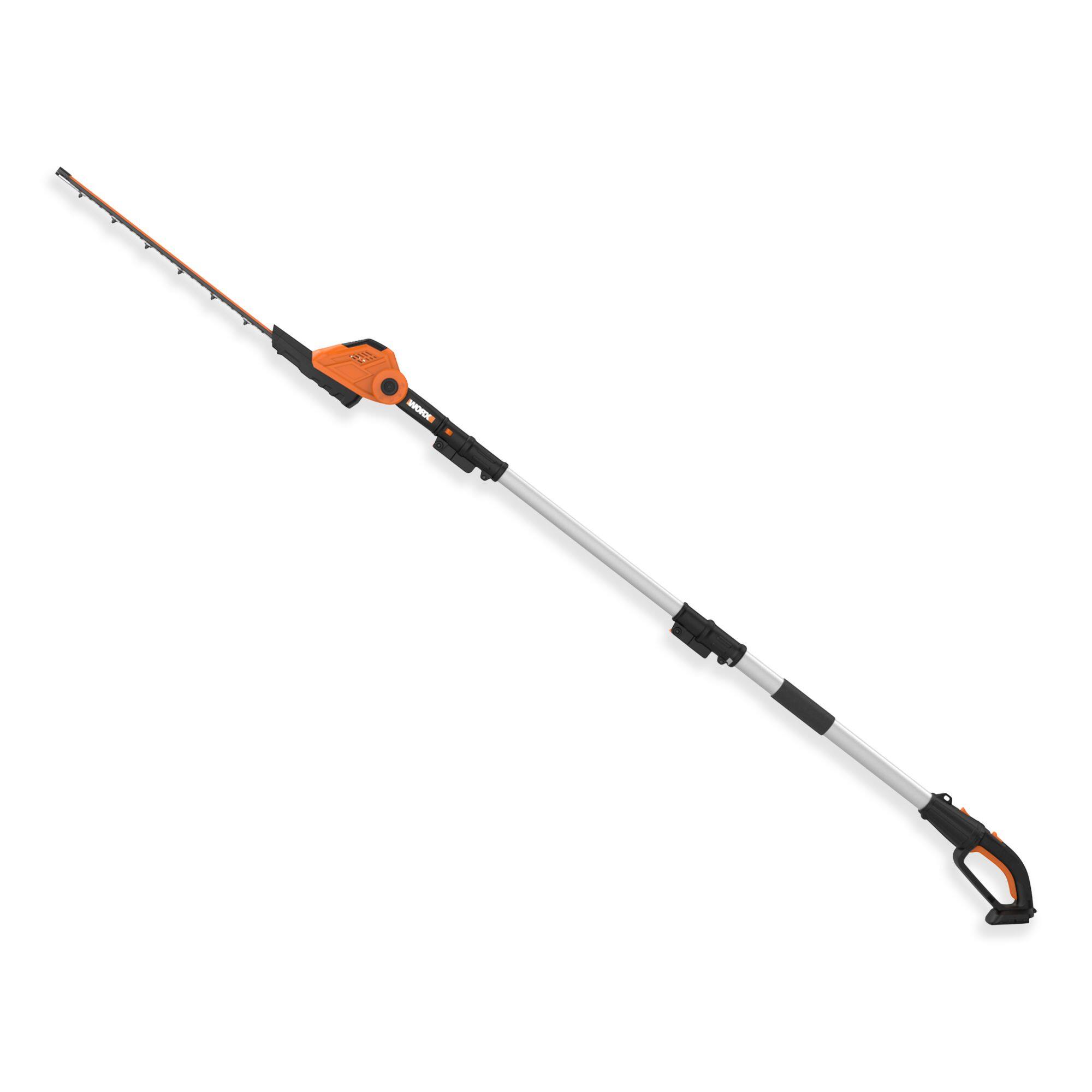 WORX WG252.9 20V Power Share 2 in 1 Cordless Hedge Trimmer with Pole Tool Only Canadian Tire
