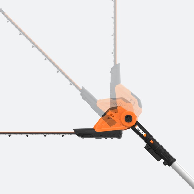 WORX WG252.9 20V Power Share™ 2in1 Cordless Hedge Trimmer with Pole