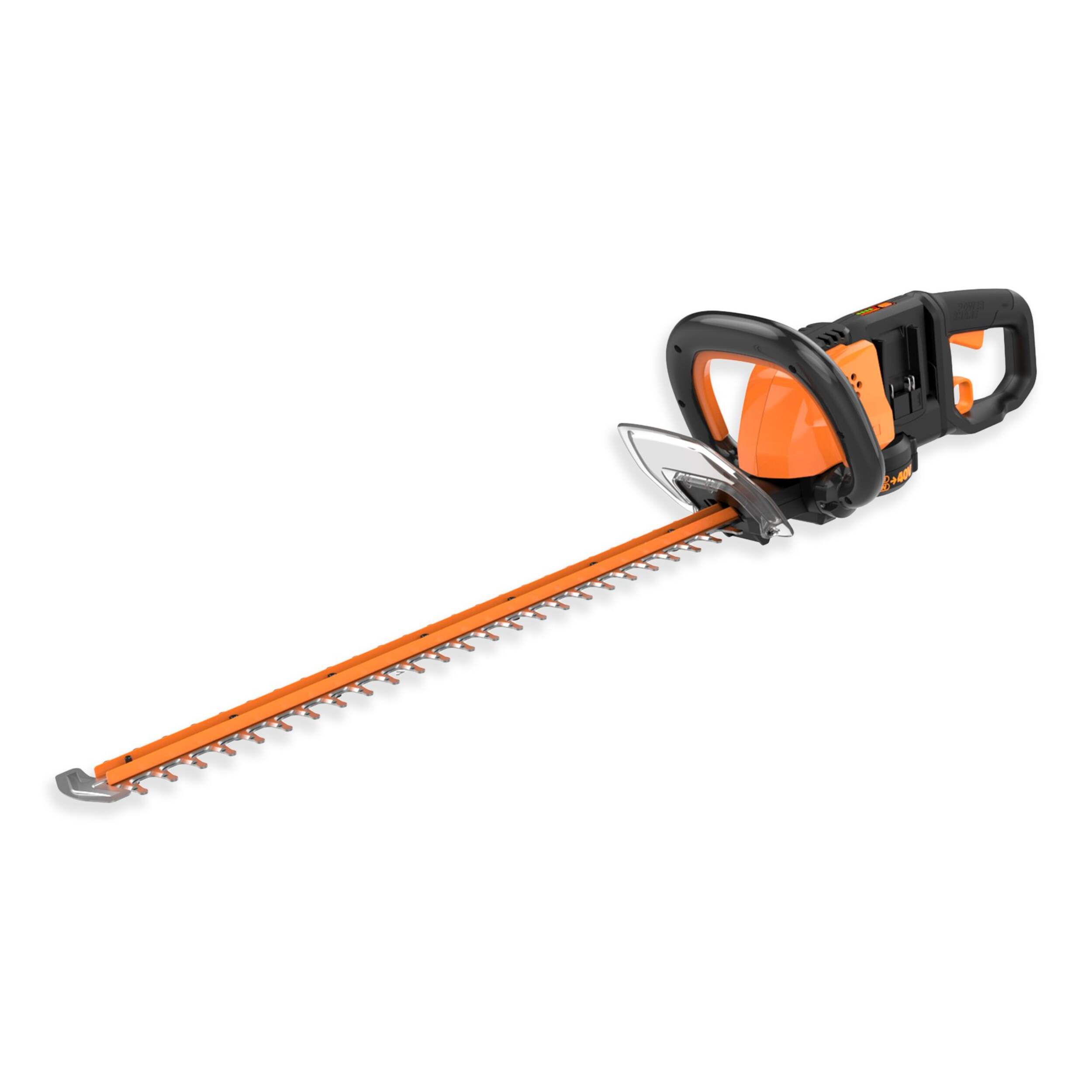 WORX WG284.9 40V Power Share™ Cordless Hedge Trimmer with Rotating Handle, 24-in, Tool Only Front_Three_Fourths_Angled_Left