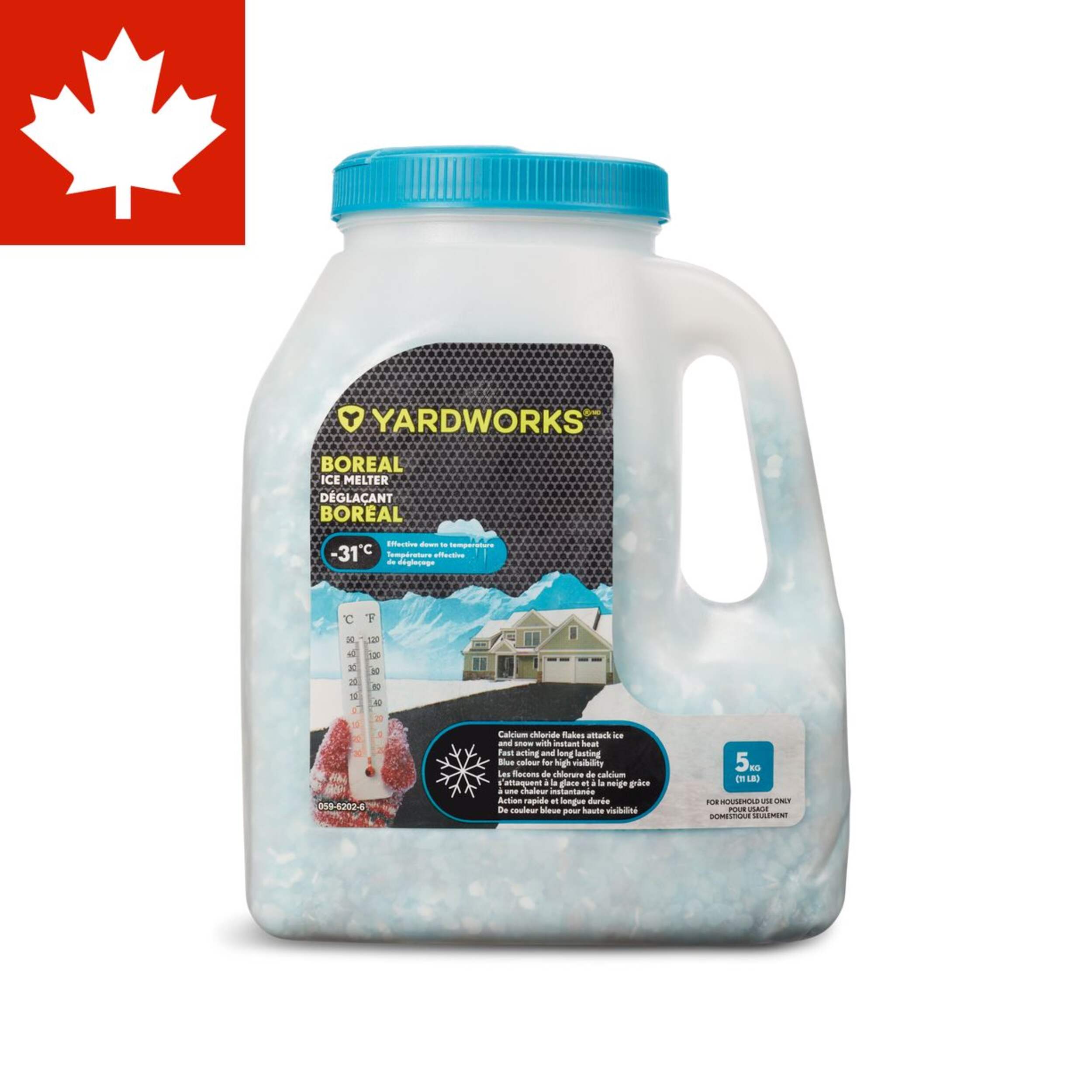 Yardworks High Performance Ice Melter Jug, 5-kg Front_Flat