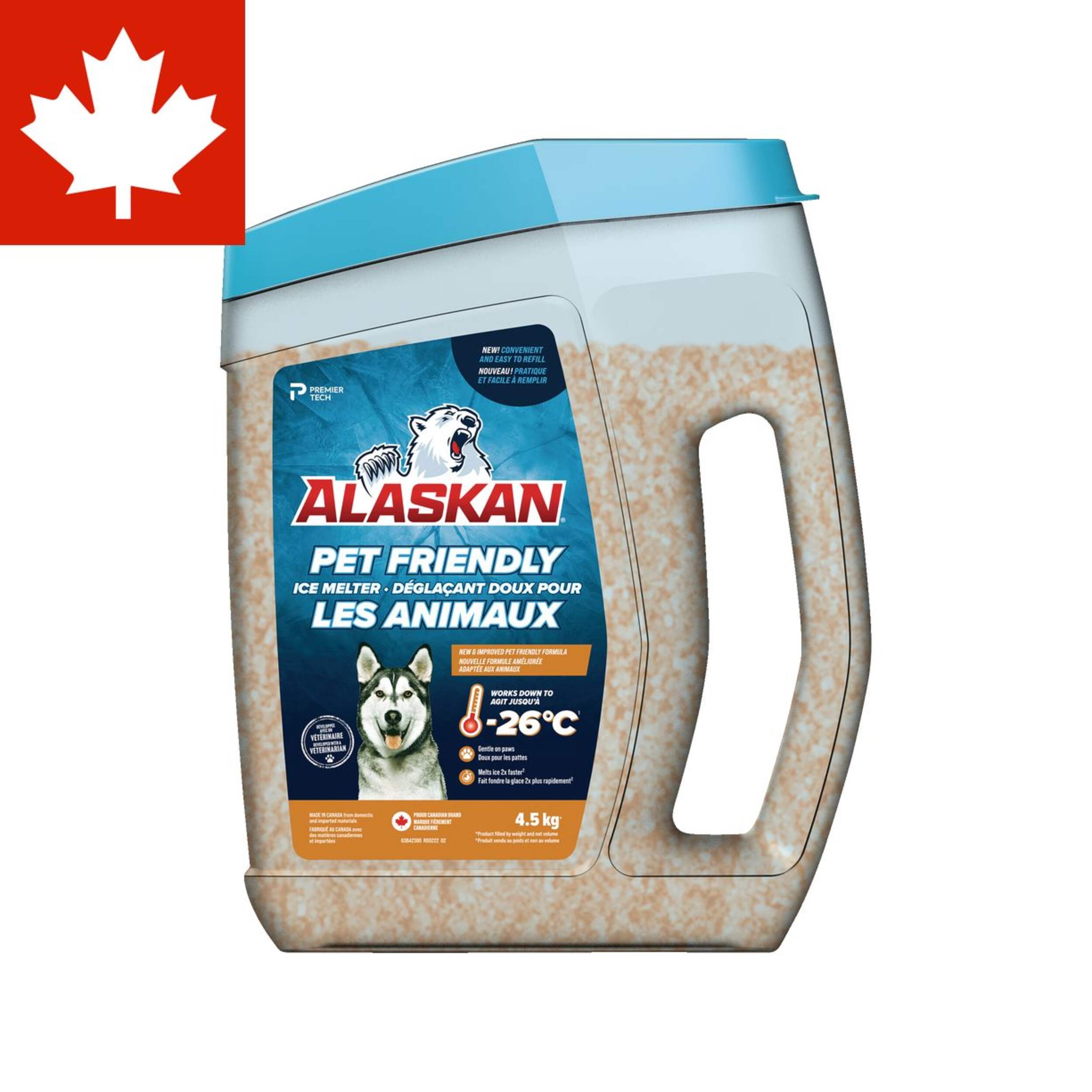 Alaskan Pet-Friendly Ice Melter Jug, 4-4.5-kg Front_Flat