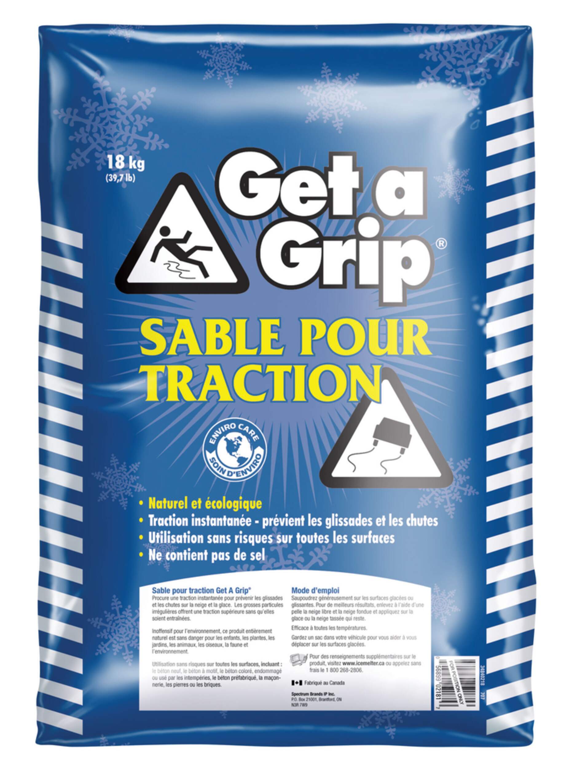 Get A Grip® Traction Sand, 18kg Bag Canadian Tire