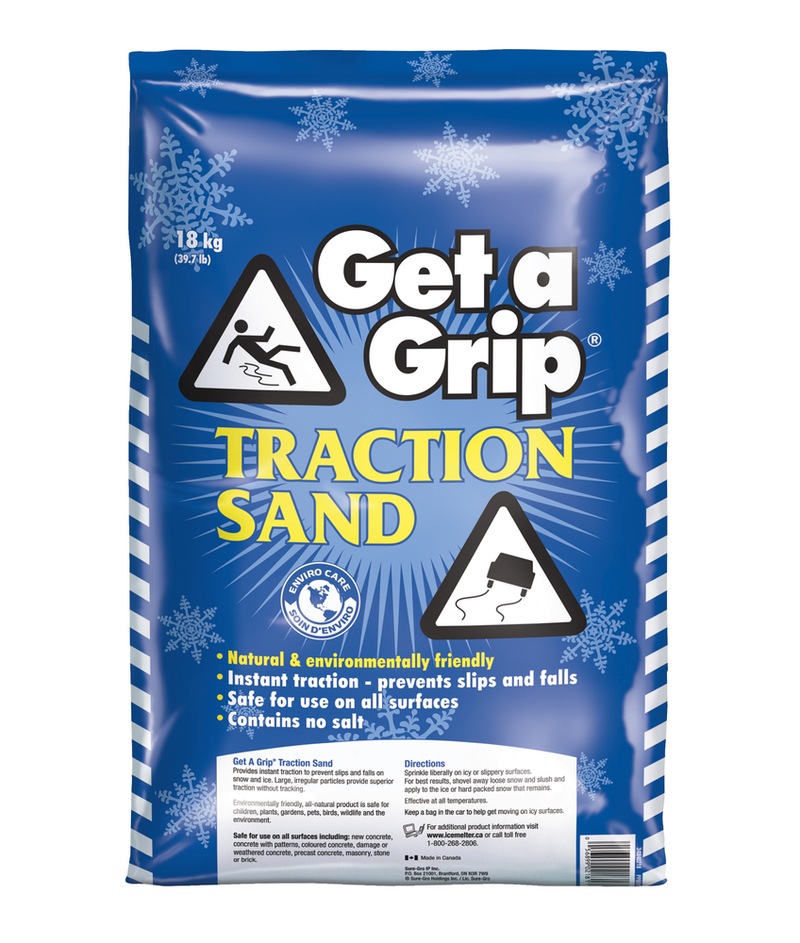 Get A Grip® Traction Sand, 18kg Bag Canadian Tire