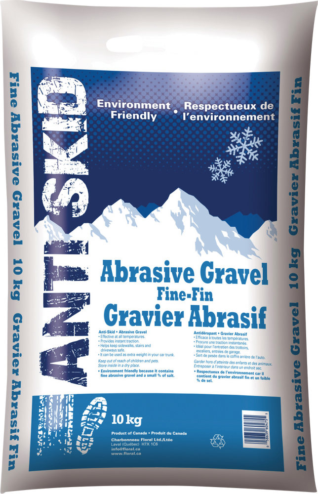 Antiskid Abrasive Gravel & Salt Bag, AntiSlip, Environment Friendly