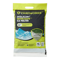 Yardworks Envirosafe™ Ice Melt Bag, Less Harmful to Surfaces, Vegetation, & Pets, 10-kg Front_Flat