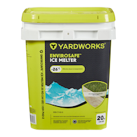 Yardworks Envirosafe™ Ice Melt Pail, Less Harmful To Surfaces, Vegetation, And Pets, 20-kg