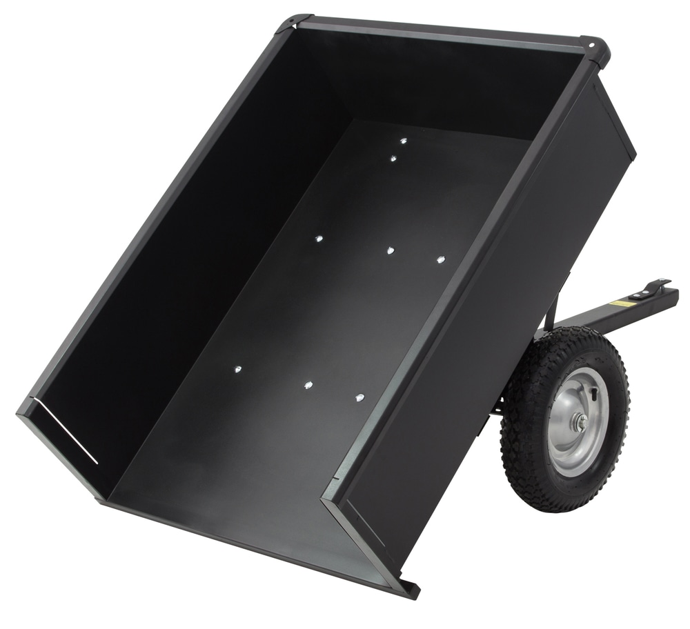 Precision Steel Body Universal Fit Dump Cart with Pneumatic Tires, 34
