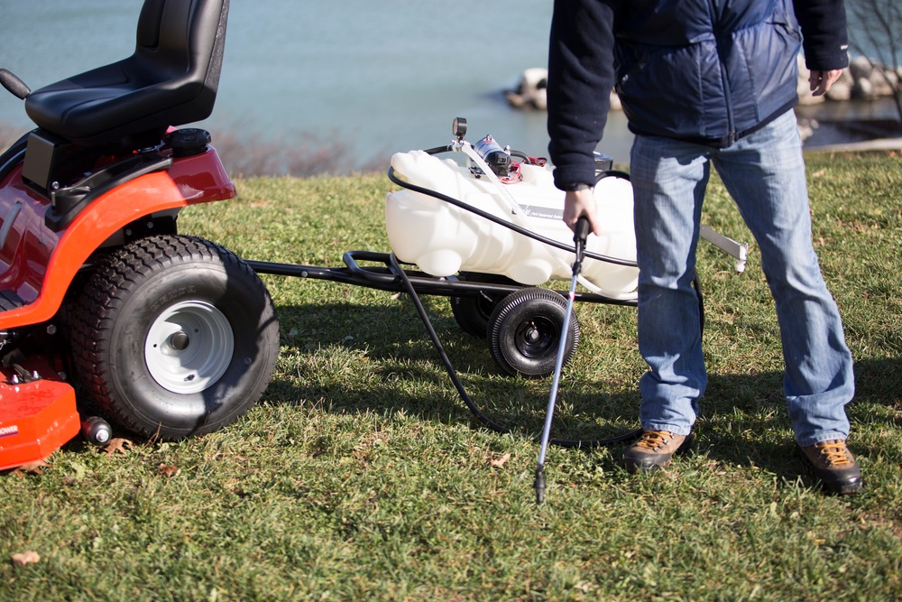 Precision Tow Behind Lawn & Garden Sprayer with Tires, 15gal