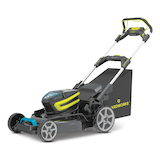 Yardworks 96V Self Propelled Lawn Mower, 22-in Front_Three_Fourths_Angled_Left