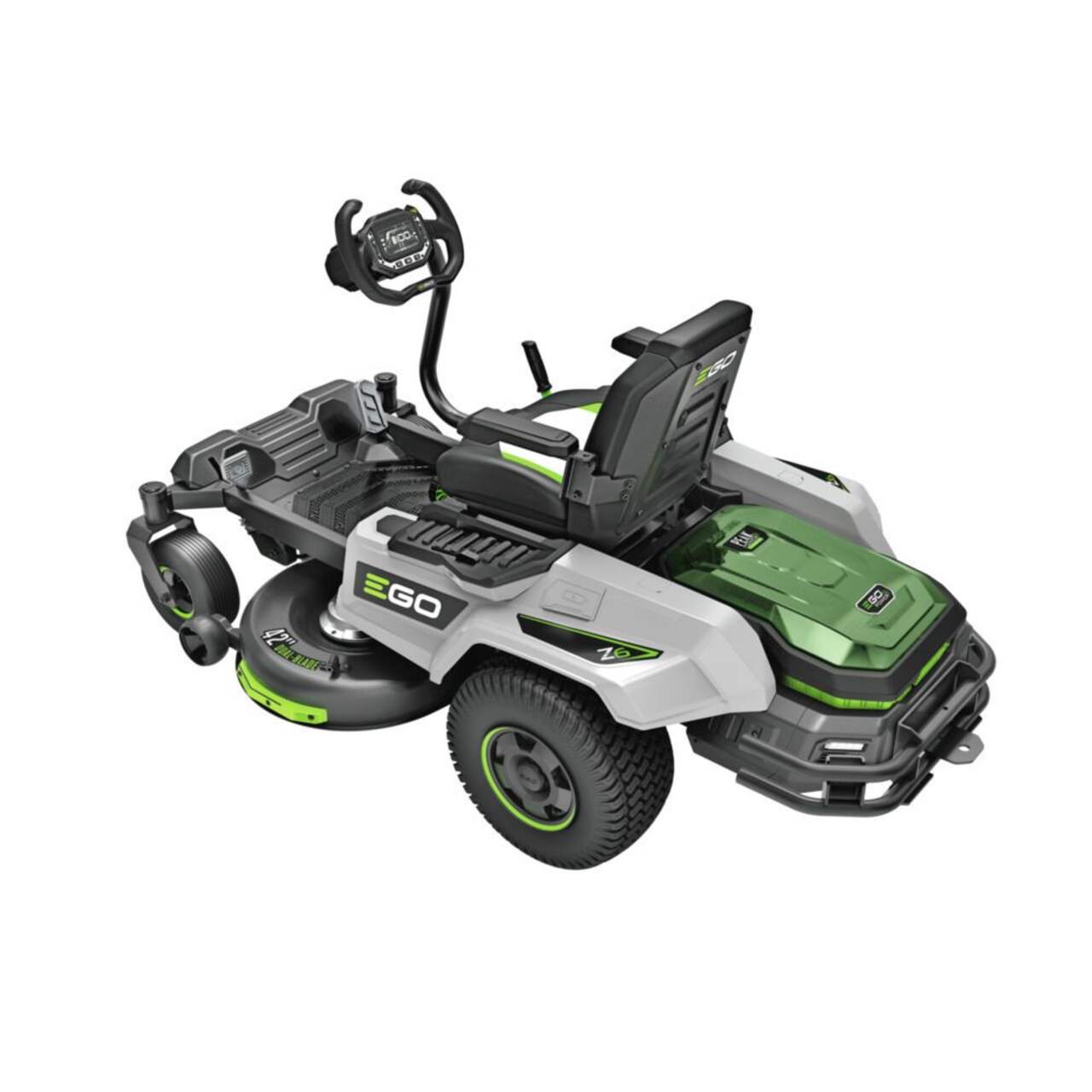 CRAFTSMAN Battery-Powered Zero-Turn 42-in 56-volt Lithium Ion Electric  Riding Lawn Mower with (1) 60 Ah Batteries (Charger Included) in the  Electric Riding Lawn Mowers department at