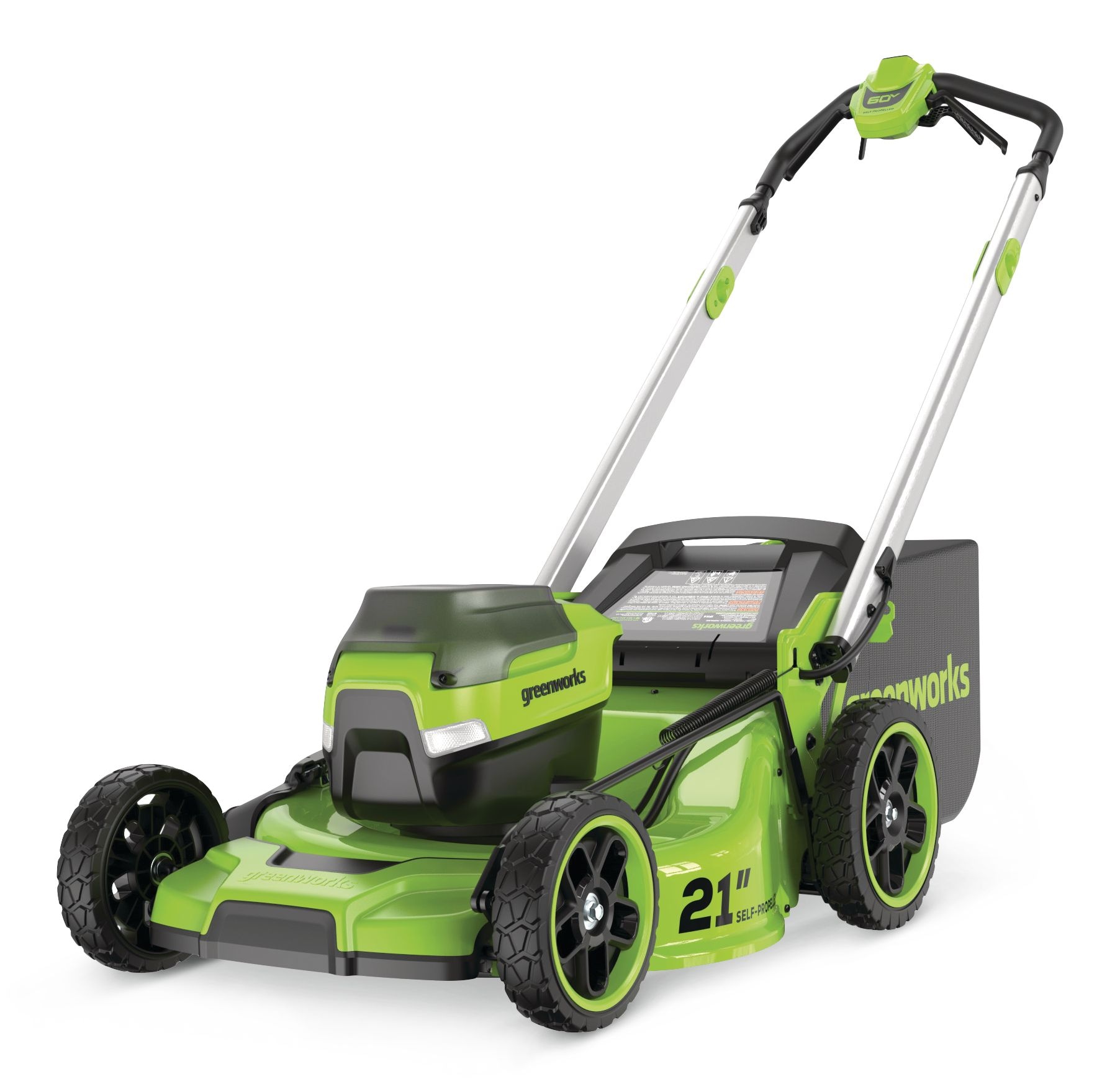 Greenworks 60V 21-in Self-Propelled Lawn Mower with 5.0 Ah Battery