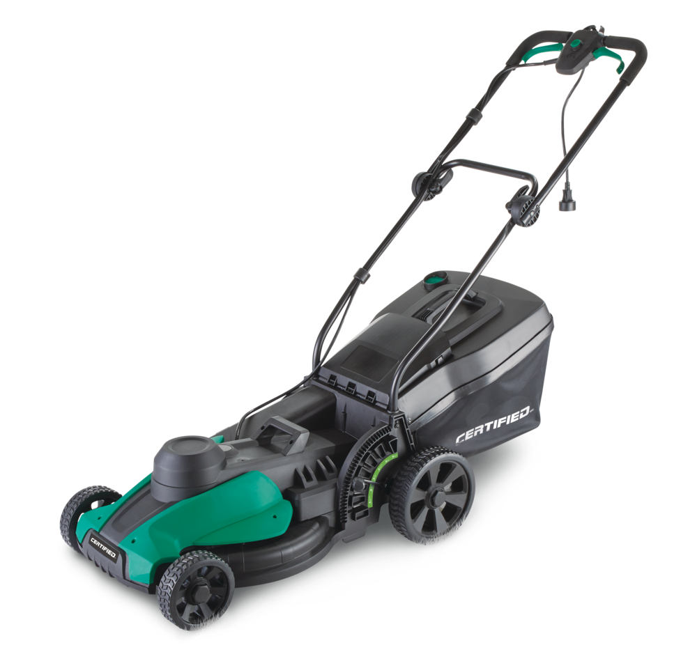 Certified 10A 2-in-1 Electric Push Lawn Mower, 14-in Canadian Tire ...