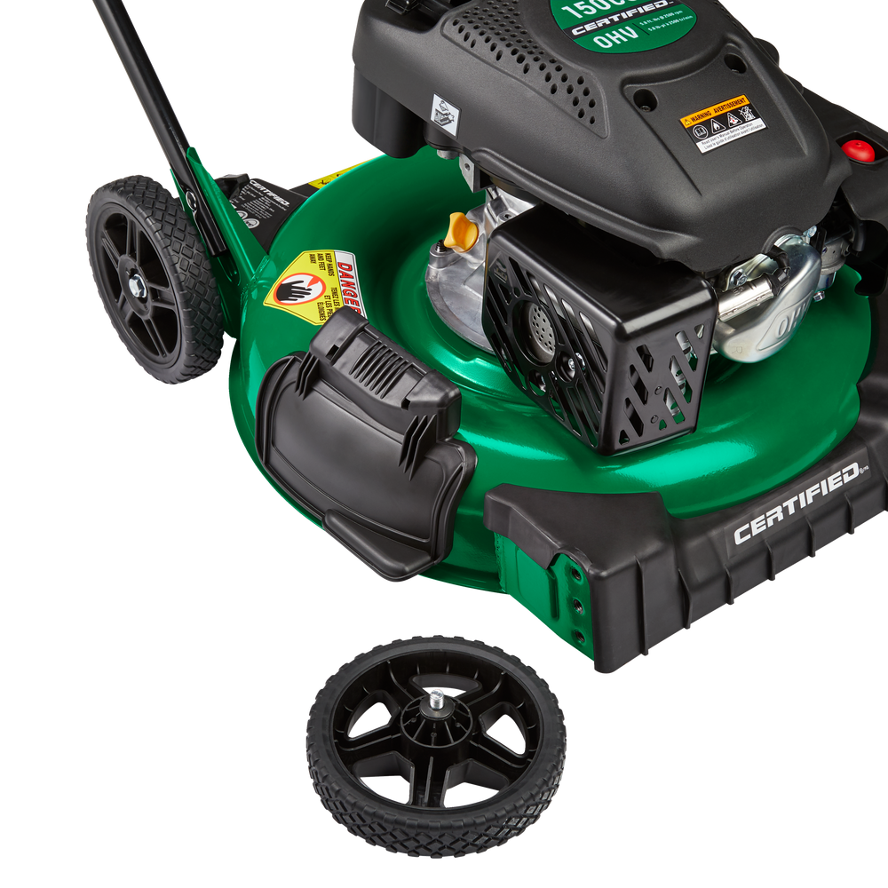 Certified 2in1 150cc Gas Engine Walk Behind Push Lawn Mower with Side Discharge, 21in