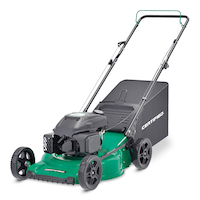 Certified 2-in-1 150cc Gas Engine Walk Behind Push Lawn Mower with Rear Bag, 21-in Front_Three_Fourths_Angled_Left