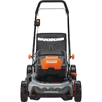 WORX 40V 5Ah 3-in-1 Cordless Push Lawn Mower, 20-in Front_Flat