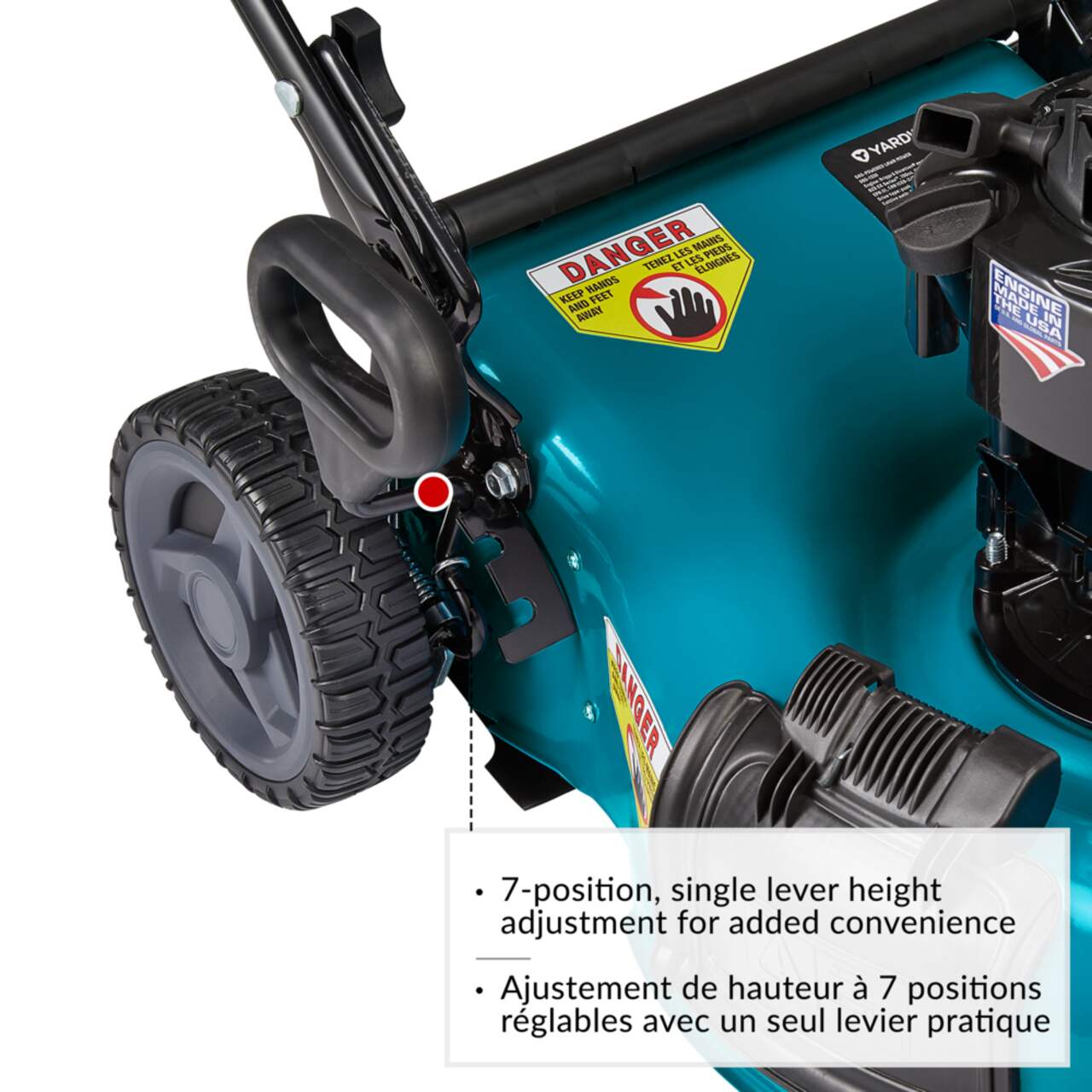 Yardworks 3 in 1 150cc Gas Engine Walk Behind Push Lawn Mower 21 in Canadian Tire