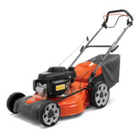 Husqvarna 3-in-1 160cc Gas Engine RWD Walk Behind Self-Propelled Lawn Mower, 21-in Front_Angled_Left