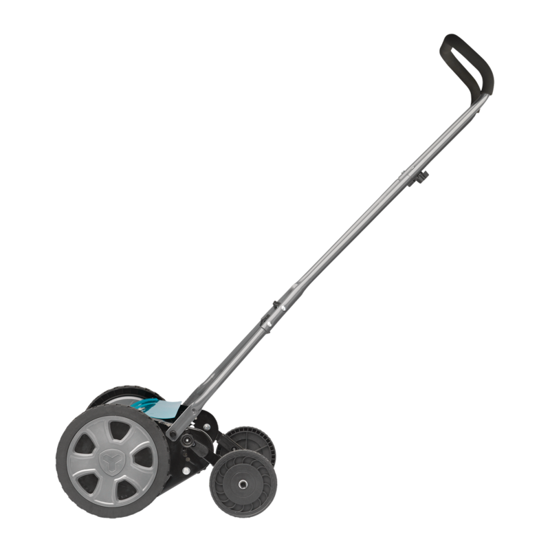 Yardworks 5 Blades Manual Walk Behind Reel Lawn Mower, 18in Canadian