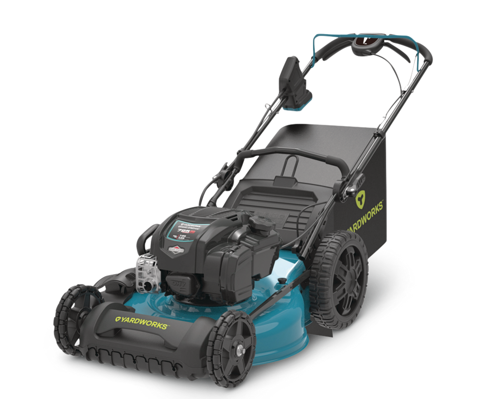 Yardworks Ez Steer 163cc Briggs And Stratton Gas Mower Pwr Pod Battery