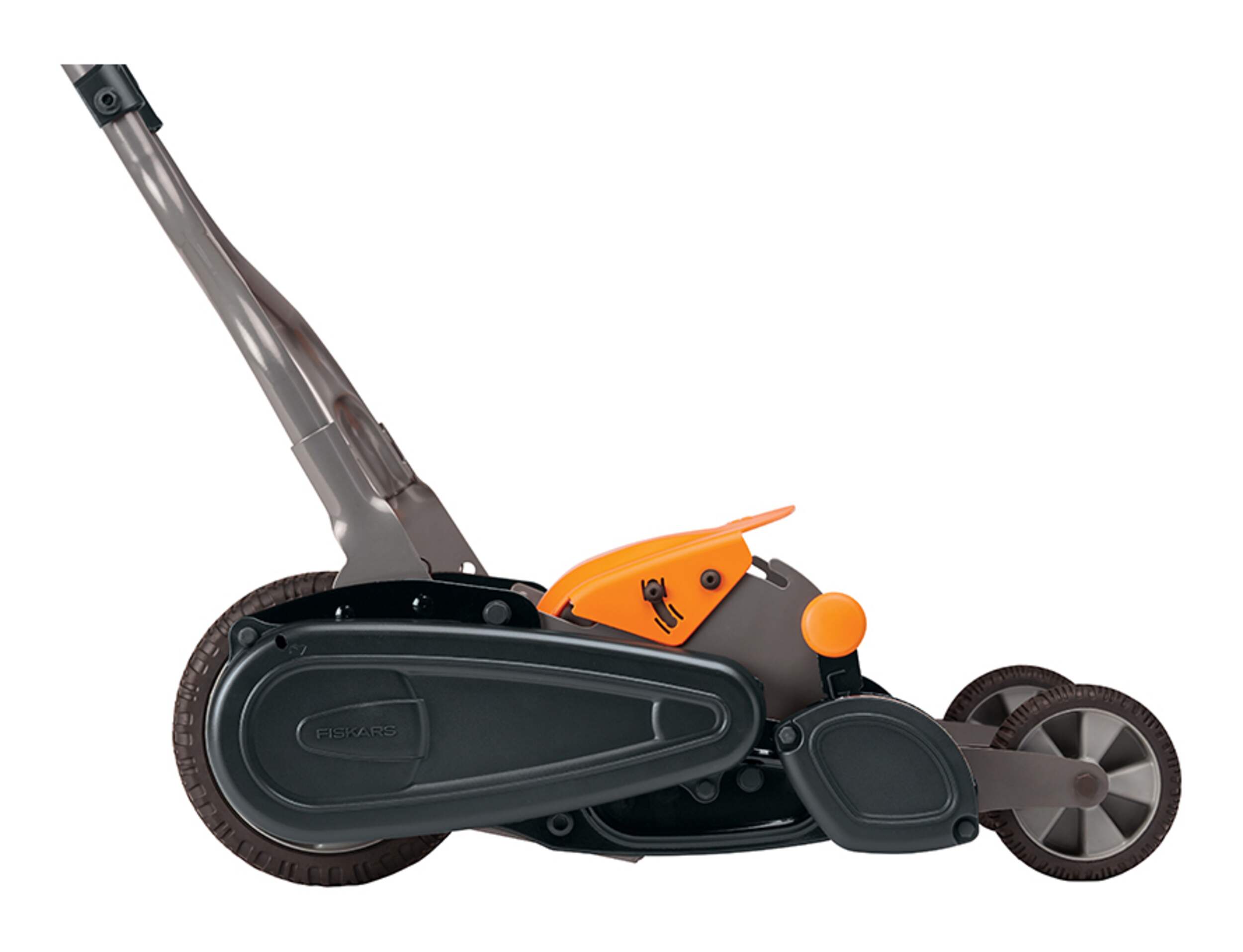 Fiskars StaySharp™Easy Push Manual Walk Behind Max Reel Lawn Mower, 18