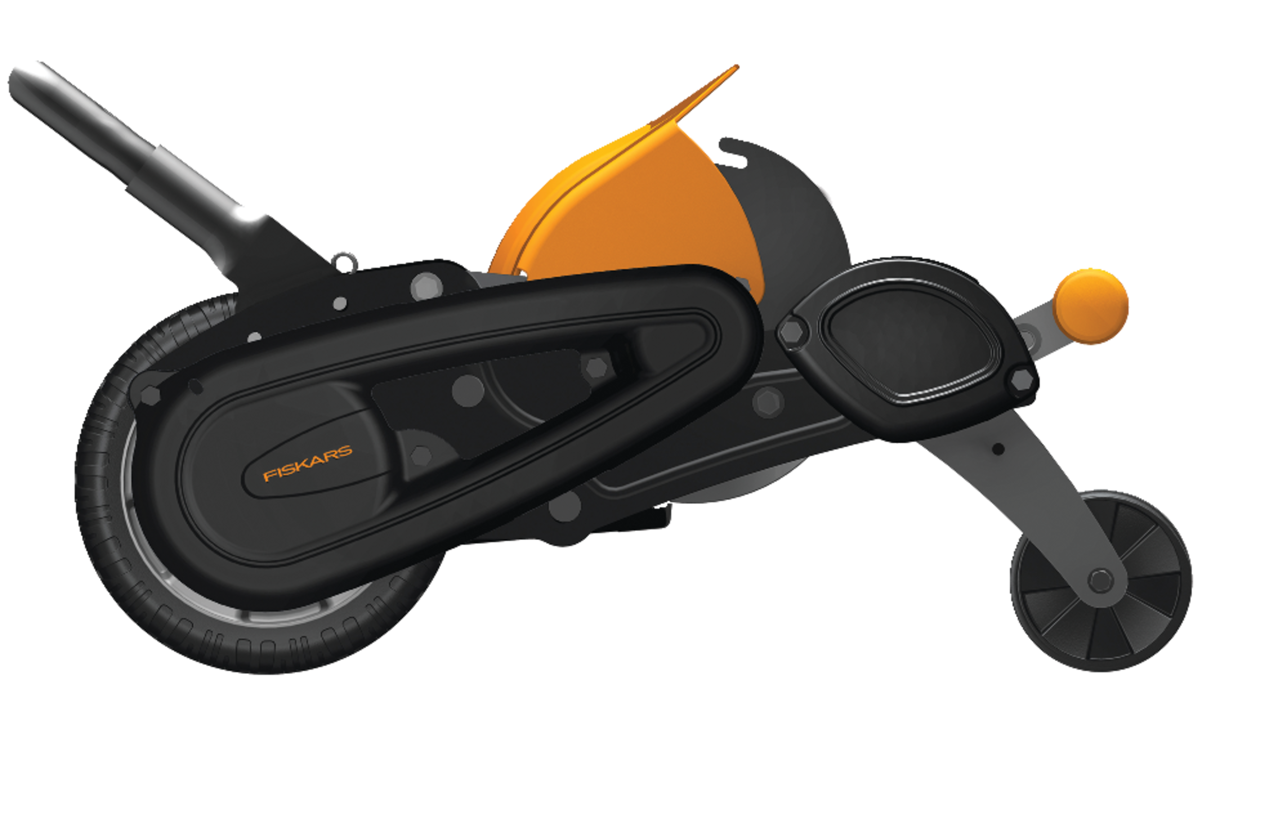 Fiskars StaySharp™Easy Push Manual Walk Behind Max Reel Lawn Mower, 18