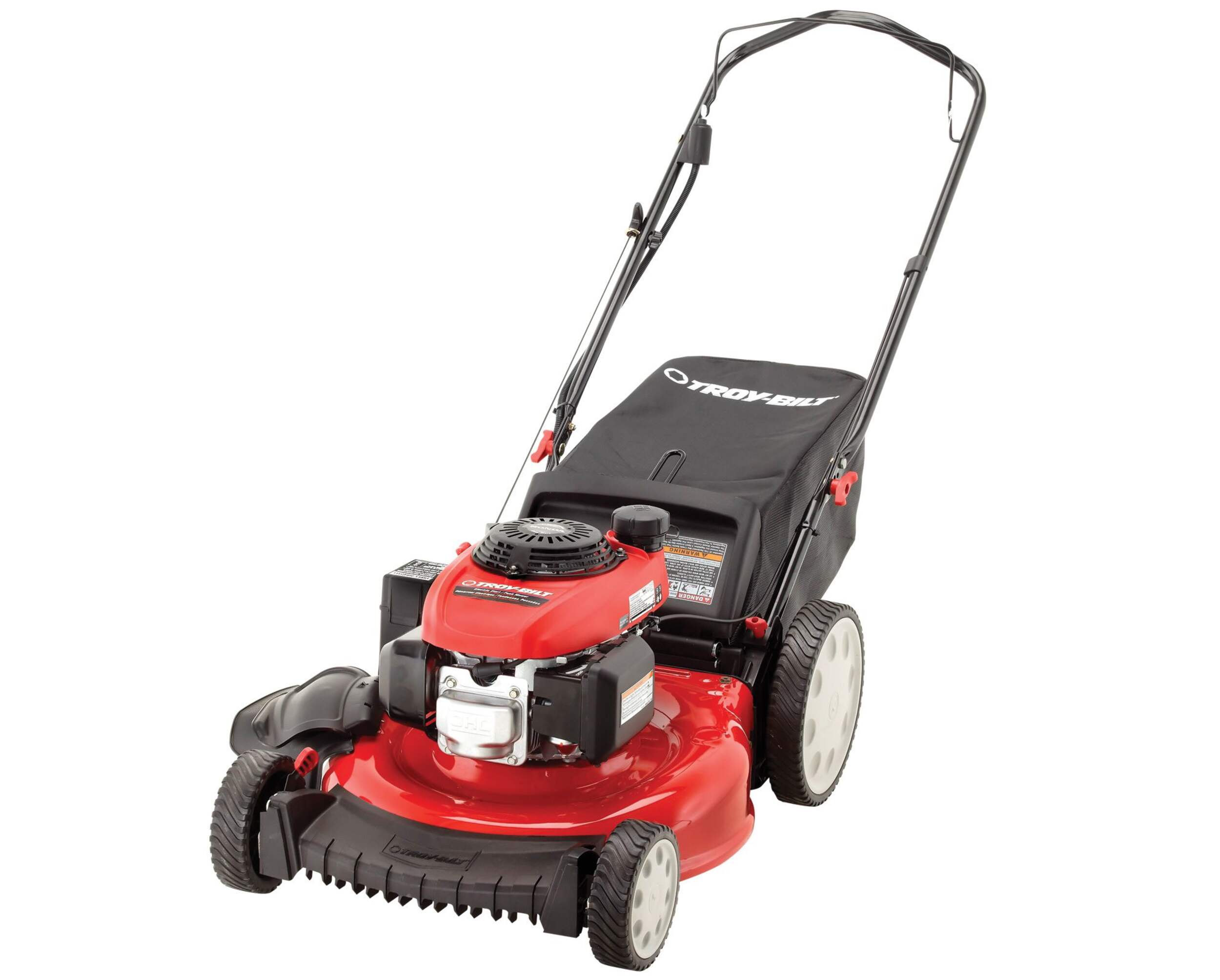 Troy-Bilt 160cc Electric Start Gas Lawn Mower, 21-in Front_Three_Fourths_Angled_Left