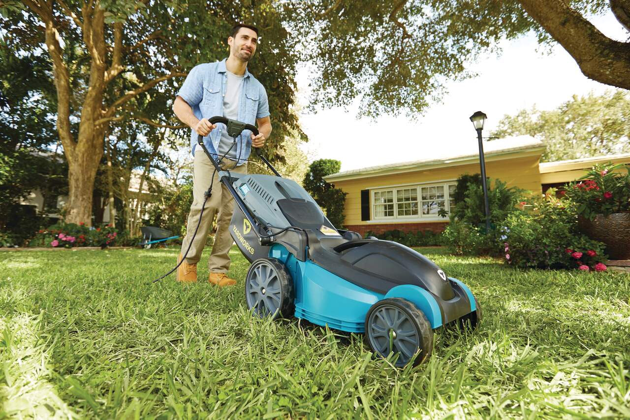 Yardworks electric mower sale