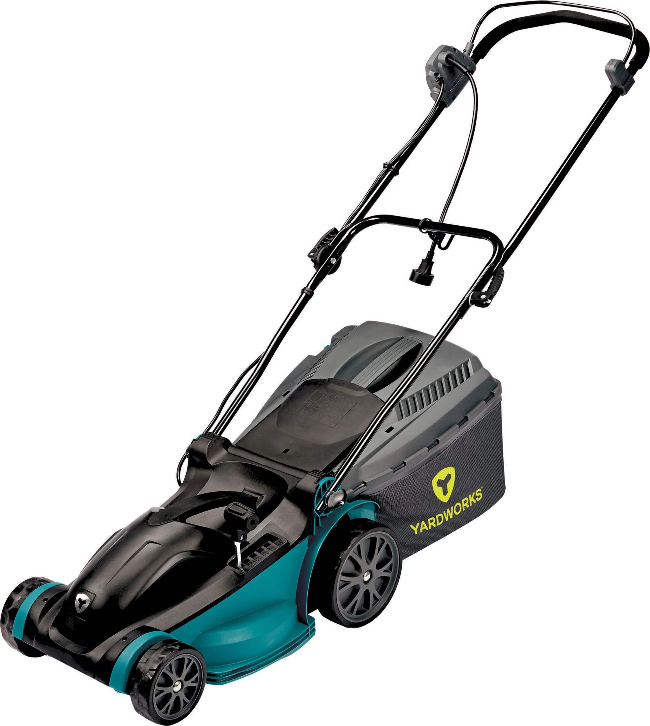 Tondeuse électrique compacte Yardworks, 10 A, 14 po Front_Three_Fourths_Angled_Left