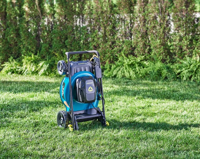 Yardworks 3in1 12A Electric Corded Walk Behind Push Lawn Mower, 20in