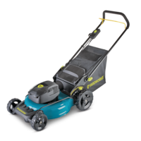 Yardworks 12A 3-in-1 Electric Corded Walk Behind Push Lawn Mower, 20-in Front_Three_Fourths_Angled_Left
