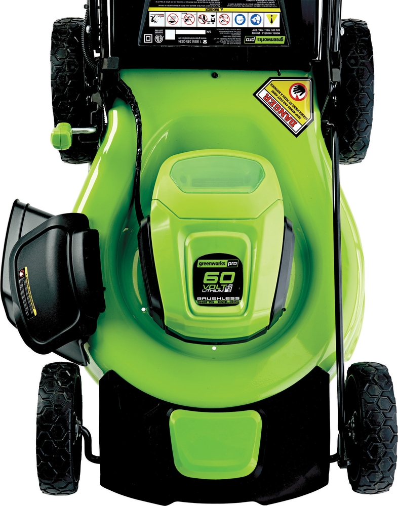 Greenworks 60V Lithium Brushless Cordless Lawn Mower, 20in Canadian Tire