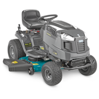 Yardworks 420cc CVT Gas Engine Lawn Tractor, Reverse Mow, 42-in Front_Angled_Right