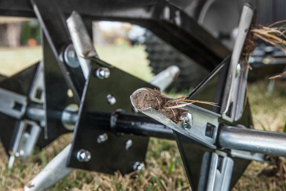 Agri Fab Towable Plug Aerator for Lawn Tractors with Tires, 40in