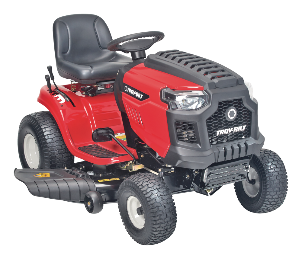 TroyBilt 547cc CVT Gas Engine Lawn Tractor, Reverse Mow, 42in