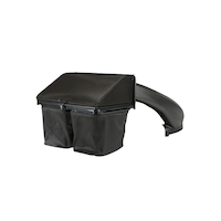Troy Bilt Soft Twin-Bin Grass Bagger for Lawn Tractors, 30-in, 3.25 Bushels Front_Angled_Left