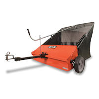 Agri Fab Tow Sweeper for Lawn Tractors with Wheels, 44-in, 25 cu ft Bag