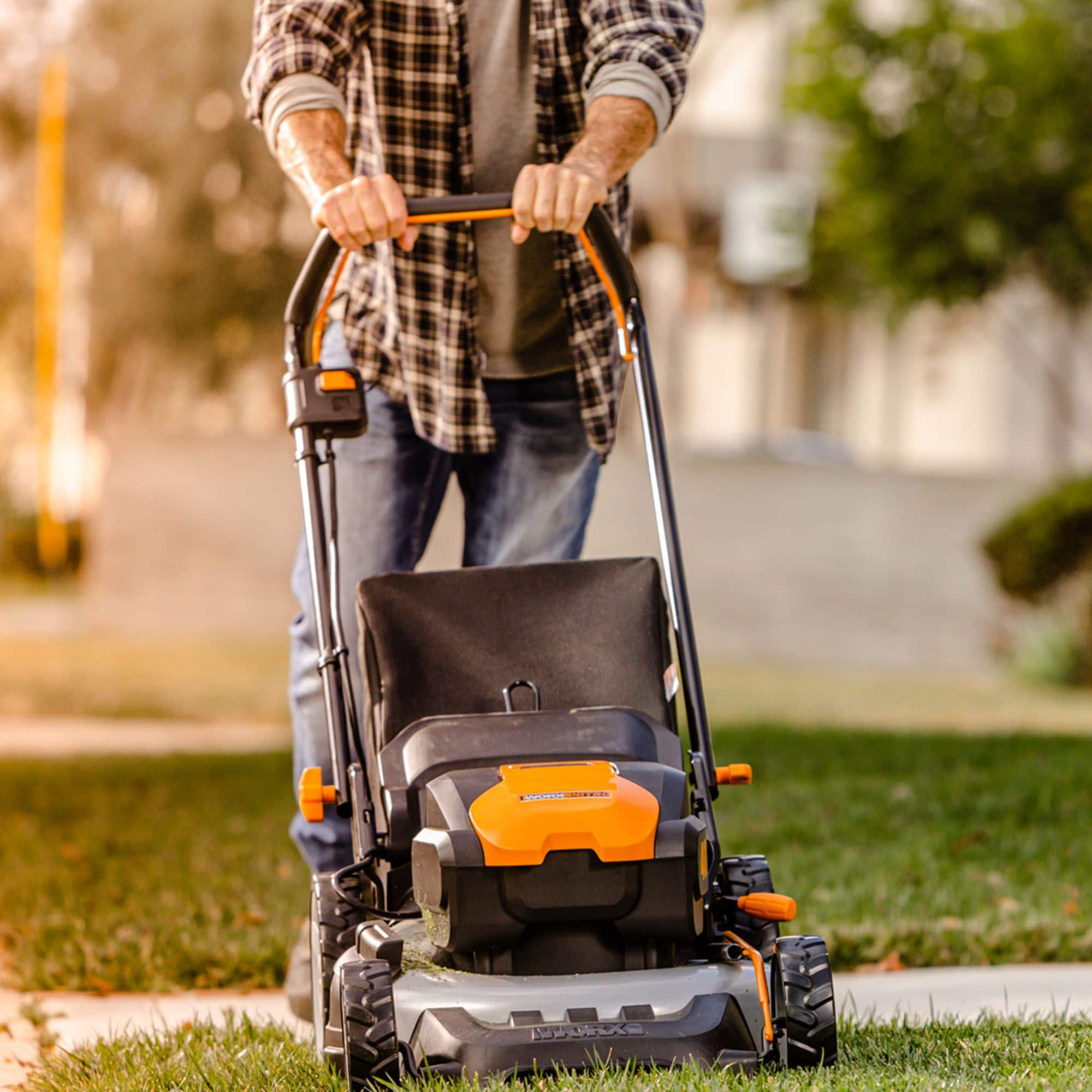 Worx nitro clearance cordless lawn mower