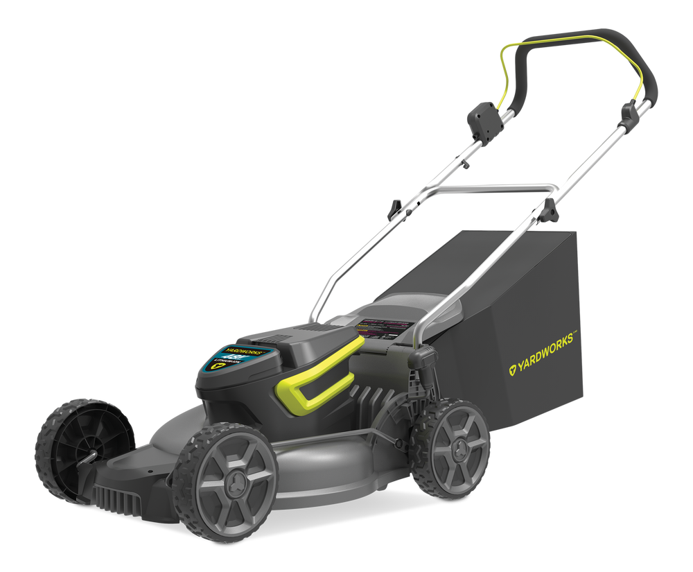 Yardworks Poly Deck 2in1 48V Battery, Cordless Brushed Push Lawn