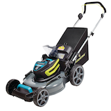 Yardworks 48V 3-in-1 Cordless Brushless Push Lawn Mower, 20-in with 5Ah Battery & Charger Front_Three_Fourths_Angled_Left
