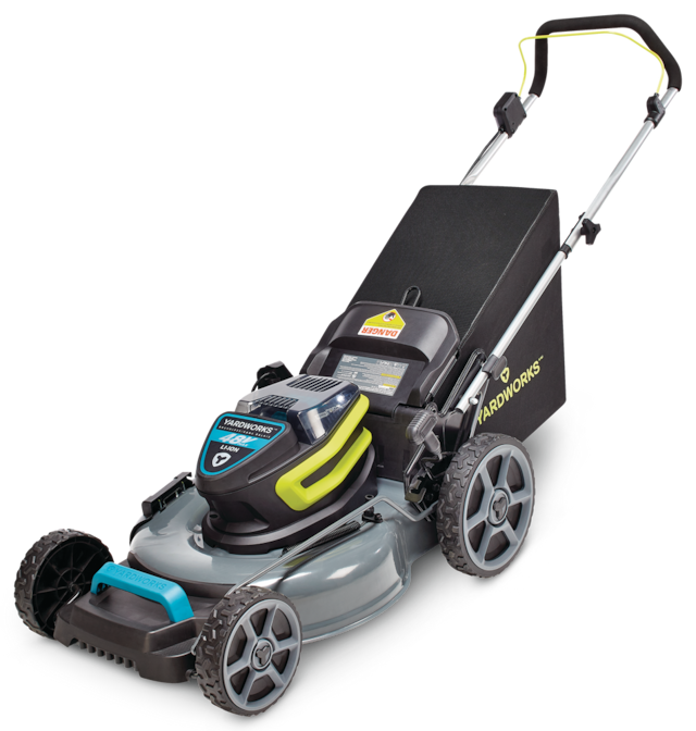 Yardworks 3in1 48V 5Ah Battery Cordless Brushless Walk Behind Push
