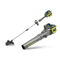Yardworks 48 V Cordless Leaf Blower & Trimmer Combo, 2 Ah Battery Included Front_Three_Fourths_Angled_Left