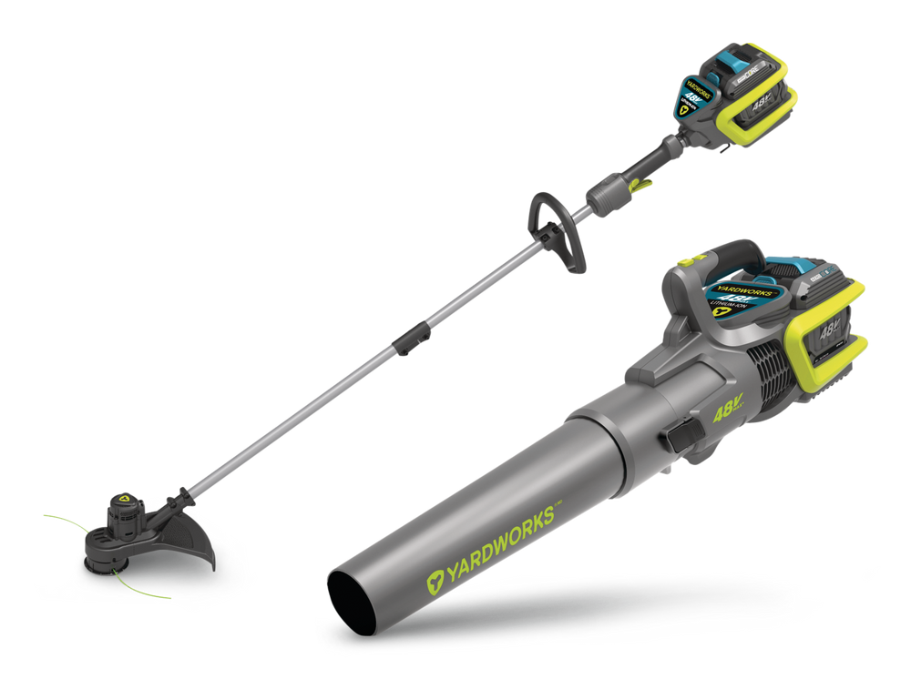 Yardworks 48V Blower & Trimmer Combo with 2Ah Battery Canadian Tire