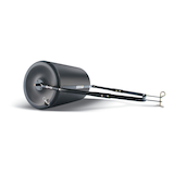Agri Fab Convertible Poly Tow & Push Roller for Lawn Tractors 250-lb, 18x24-in Side_Left