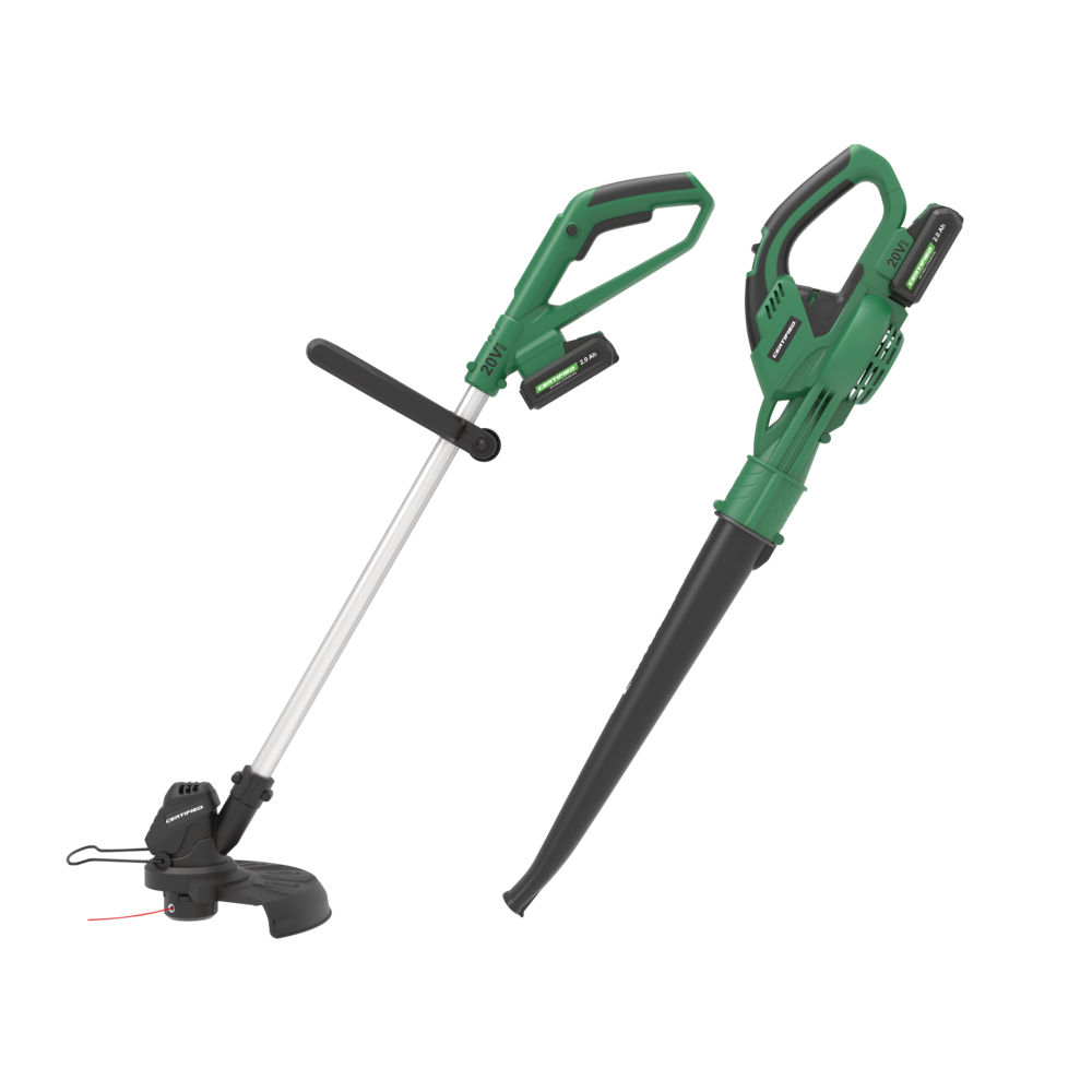 Certified 20V Cordless Line Grass Trimmer/ Sweeper Combo Canadian Tire