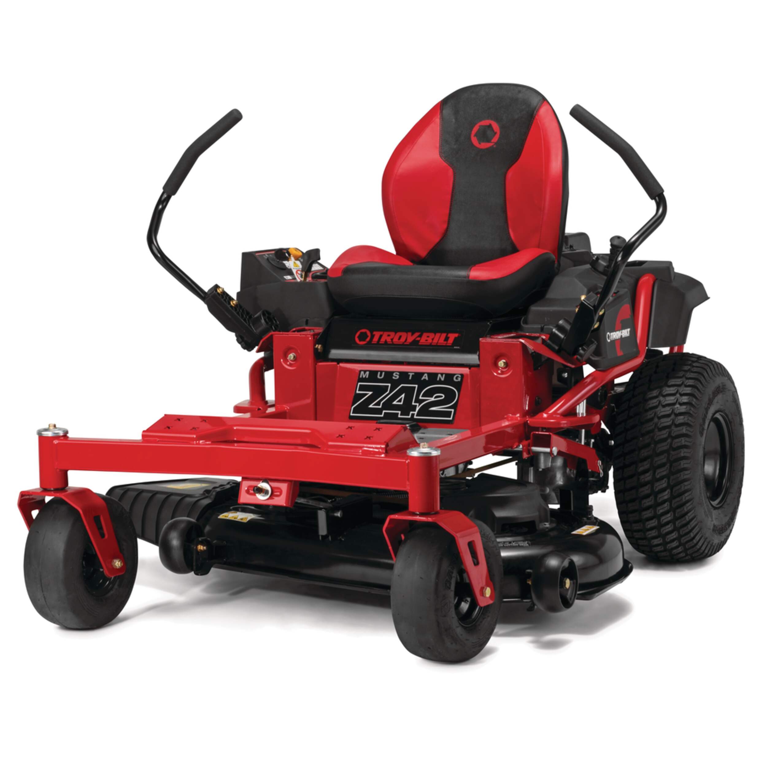 Troy-Bilt 679cc Hydrostatic Gas Engine,  Zero-Turn Lawn Tractor, Reverse Mow, 42-in Front_Three_Fourths_Angled_Left