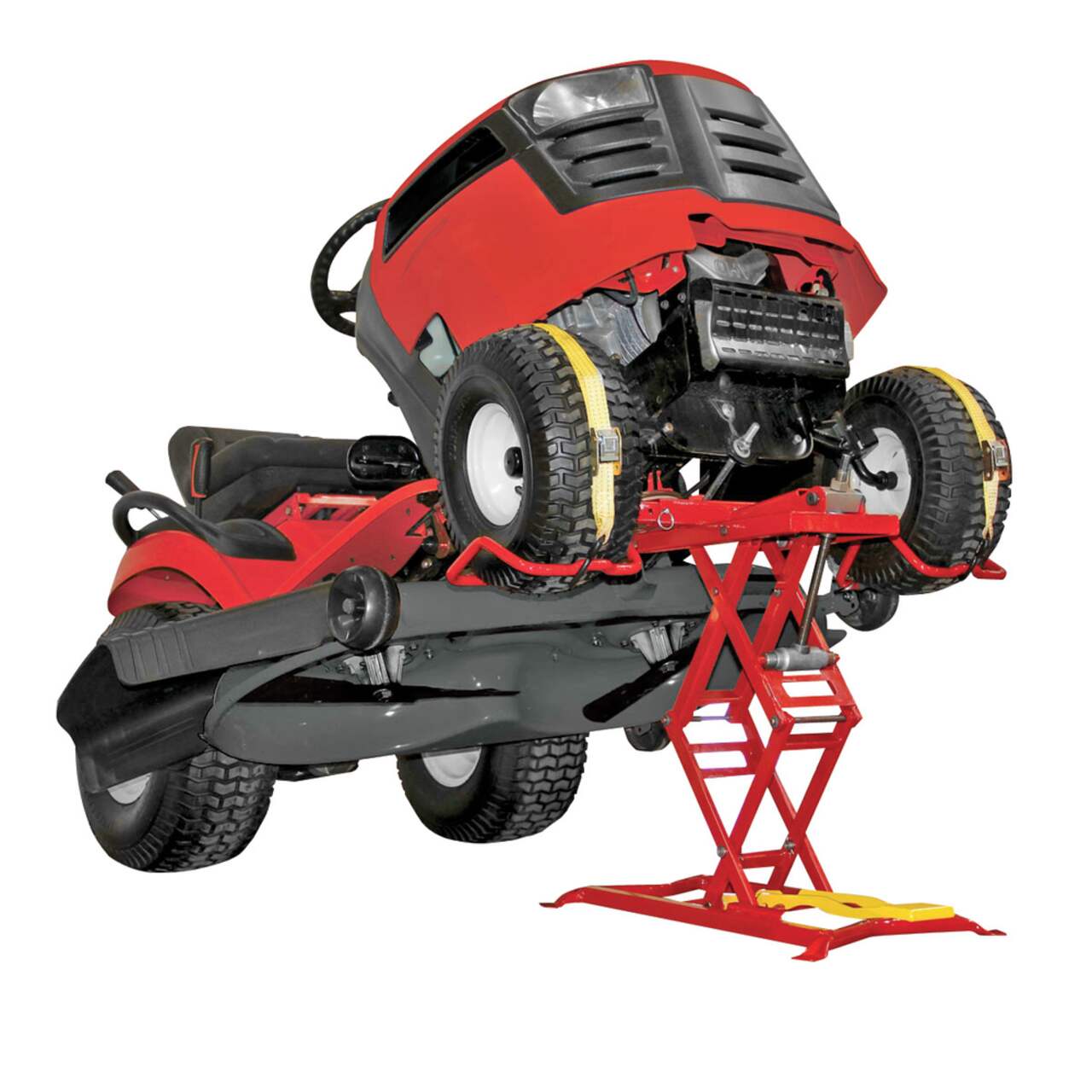 Mojack push mower on sale lift