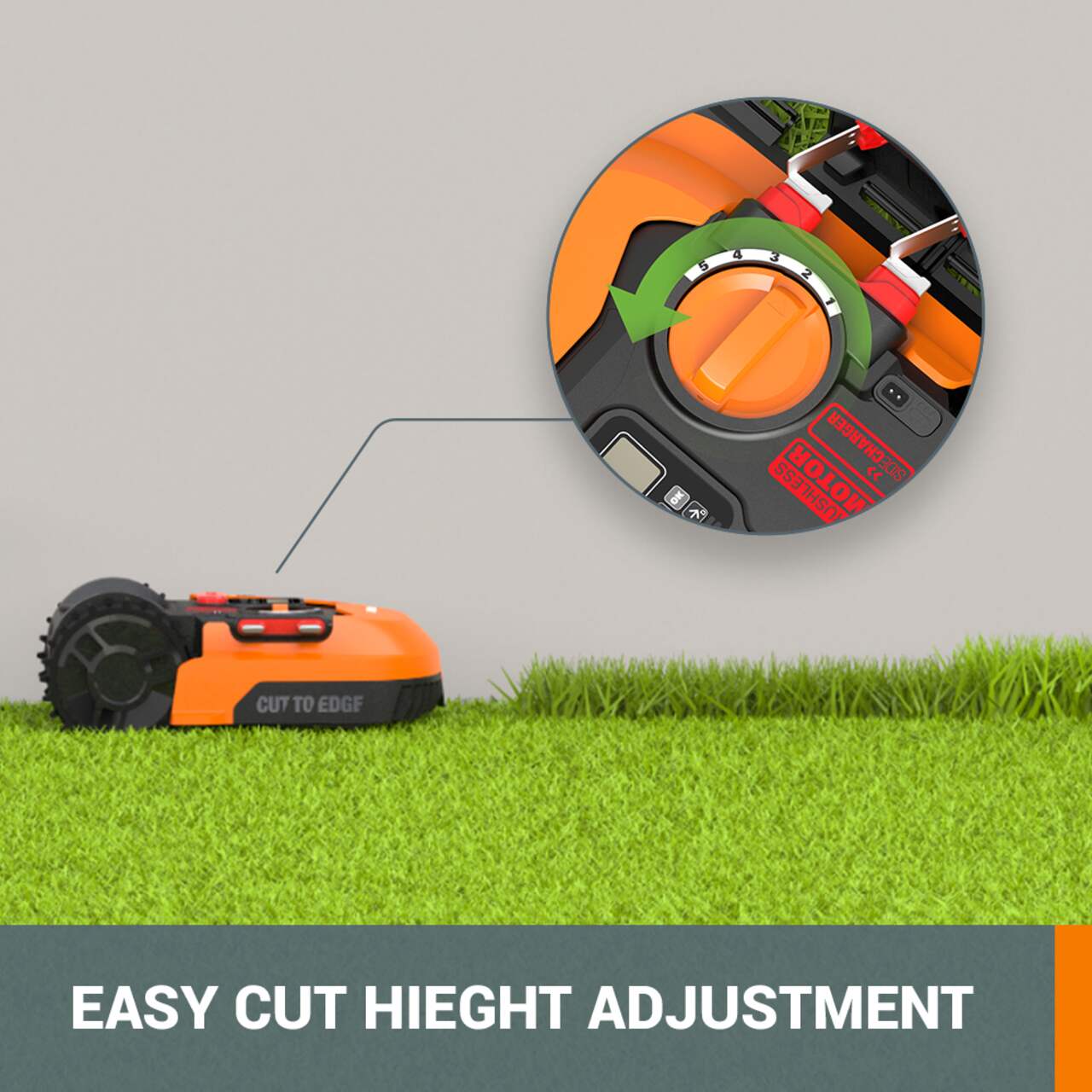 Worx landroid m 20v cordless robotic lawn clearance mower