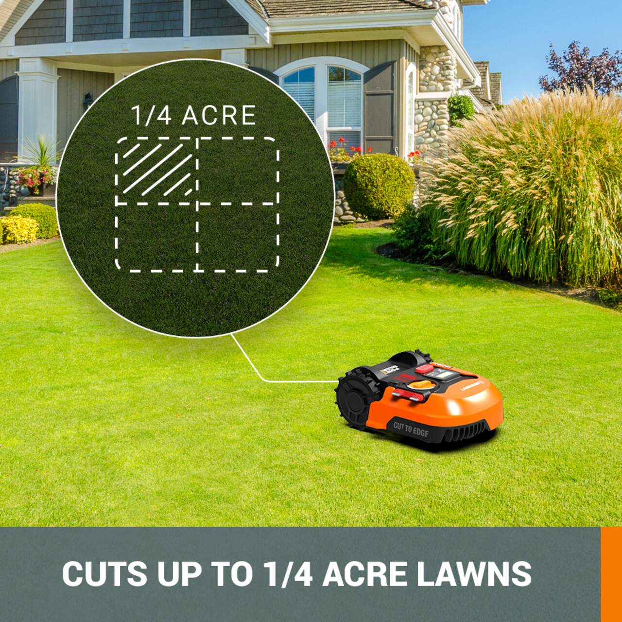 Worx landroid m 20v clearance cordless robotic lawn mower