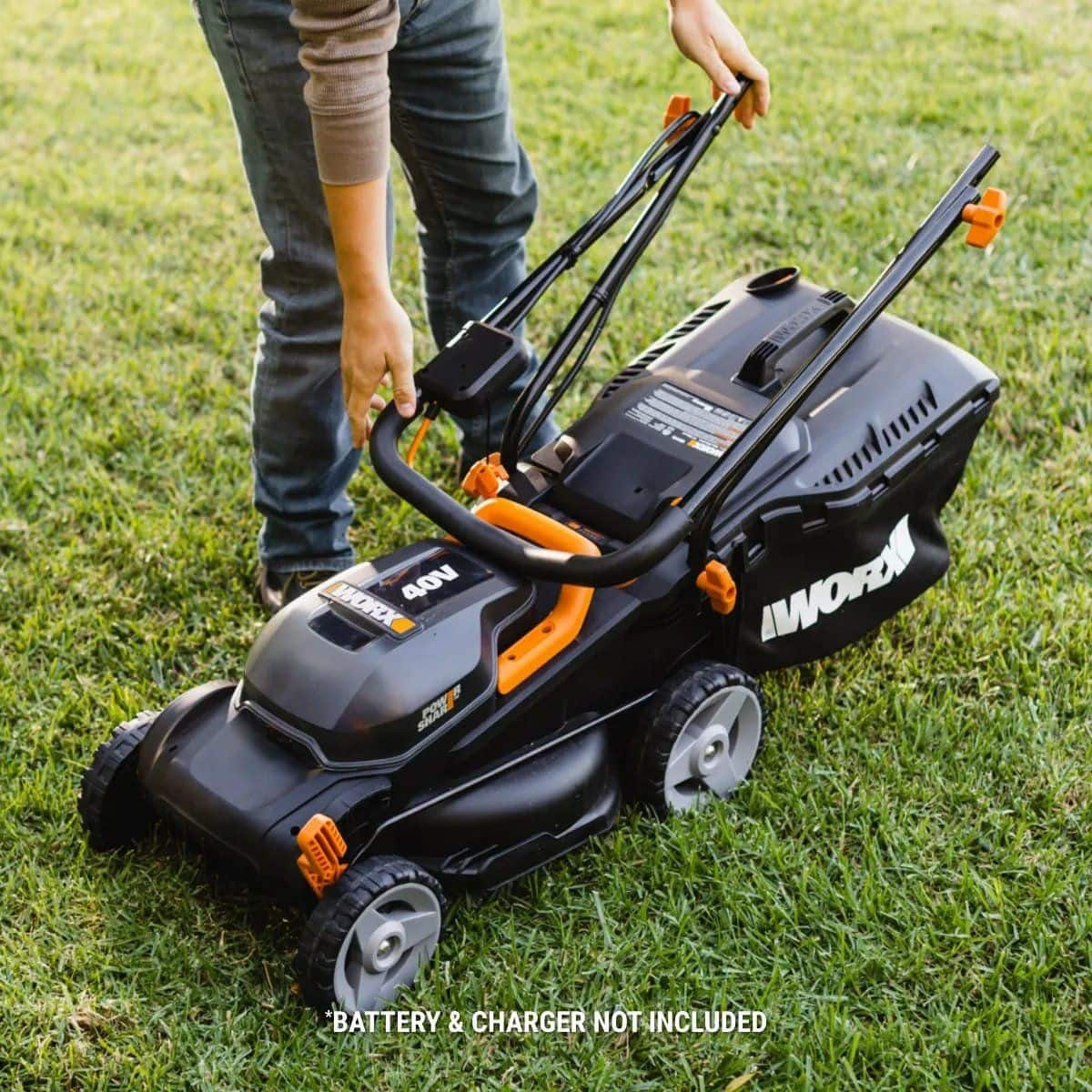 WORX WG779.9 40V Power Share 2 in 1 Cordless Brushed Walk Behind