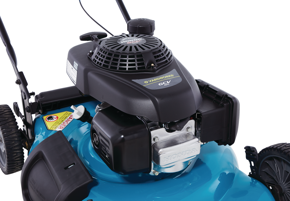 Yardworks 3in1 160cc Gas Engine Walk Behind Push Lawn Mower, 21in